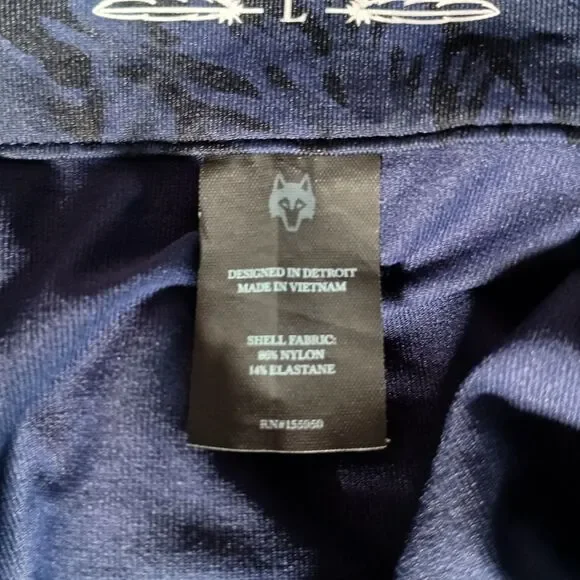 Greyson Pullover Quarter Zip Womens Large Blue Performance Long Sleeve Golf - Picture 6 of 6